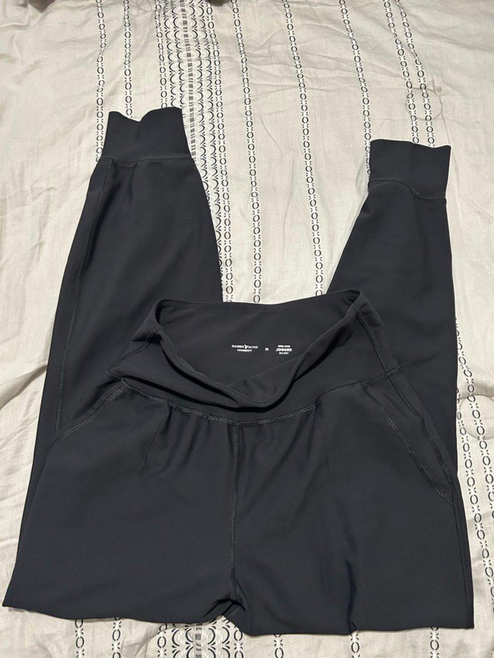 Old Navy Black High-Waist Athletic Joggers
